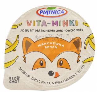 Piątnica Vita-Minki Carrot and Banana Flavoured Yogurt